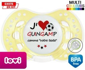 J'aime guingamp + prénom: Sucette LOVI Dynamic-su7.fr