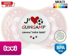 J'aime guingamp + prénom: Sucette LOVI Dynamic-su7.fr