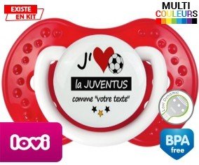 J'aime la juventus + prénom: Sucette LOVI Dynamic-su7.fr