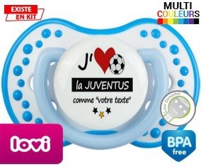 J'aime la juventus + prénom: Sucette LOVI Dynamic-su7.fr