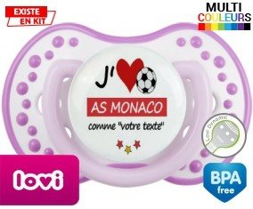 J'aime as monaco + prénom: Sucette LOVI Dynamic-su7.fr