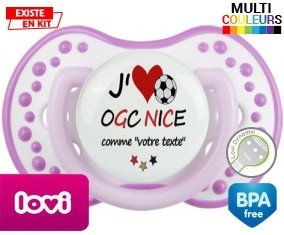 J'aime ogc nice + prénom: Sucette LOVI Dynamic-su7.fr