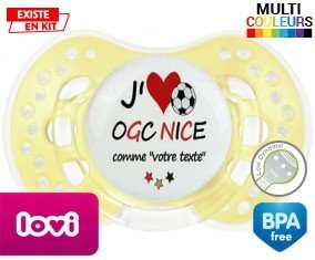 J'aime ogc nice + prénom: Sucette LOVI Dynamic-su7.fr