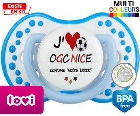 J'aime ogc nice + prénom: Sucette LOVI Dynamic-su7.fr