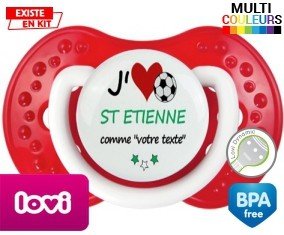 J'aime saint etienne + prénom: Sucette LOVI Dynamic-su7.fr