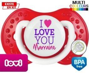 I love you marraine style2: Sucette LOVI Dynamic-su7.fr