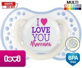 I love you marraine style2: Sucette LOVI Dynamic-su7.fr