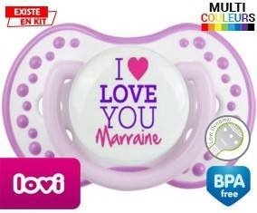 I love you marraine style2: Sucette LOVI Dynamic-su7.fr