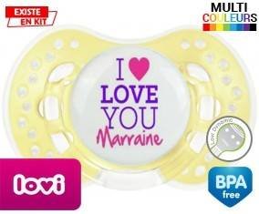 I love you marraine style2: Sucette LOVI Dynamic-su7.fr