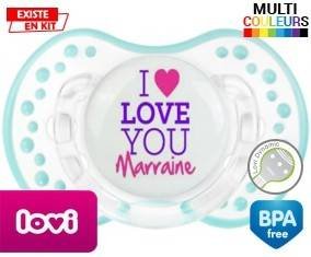 I love you marraine style2: Sucette LOVI Dynamic-su7.fr