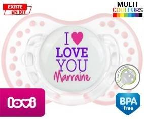 I love you marraine style2: Sucette LOVI Dynamic-su7.fr