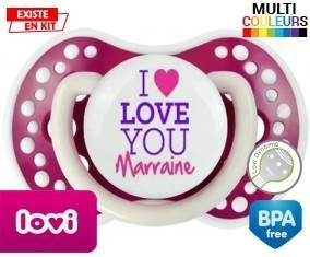 I love you marraine style2: Sucette LOVI Dynamic-su7.fr