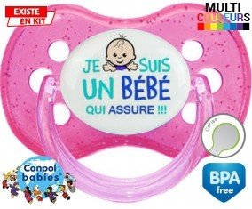 Je suis un bébé qui assure style2: Sucette Cerise-su7.fr