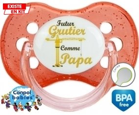 Futur grutier comme papa: Sucette Cerise-su7.fr