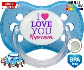 I love you marraine style2: Sucette Cerise-su7.fr