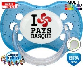 I love pays basques : Sucette Cerise personnalisée