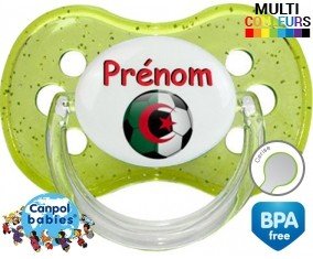 Ballon foot Algérie + prénom: Sucette Cerise-su7.fr