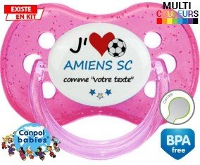 J'aime amiens sc + prénom: Sucette Cerise-su7.fr