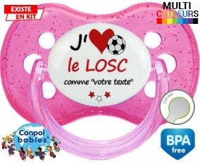 J'aime le losc + prénom: Sucette Cerise-su7.fr