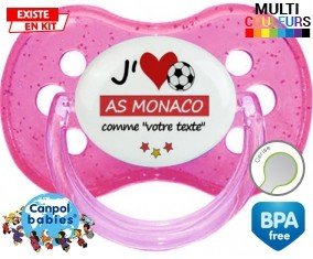 J'aime as monaco + prénom: Sucette Cerise-su7.fr