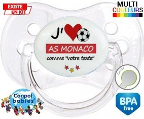 J'aime as monaco + prénom: Sucette Cerise-su7.fr