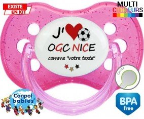 J'aime ogc nice + prénom: Sucette Cerise-su7.fr