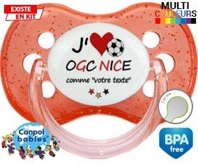 J'aime ogc nice + prénom: Sucette Cerise-su7.fr