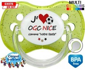 J'aime ogc nice + prénom: Sucette Cerise-su7.fr