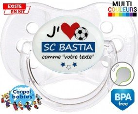 J'aime sc bastia + prénom: Sucette Cerise-su7.fr