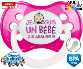 Je suis un bébé qui assure style1: Sucette Anatomique-su7.fr