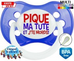 Pique ma tute et j'te mords : Tétine Anatomique personnalisée