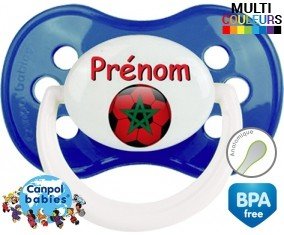 Ballon foot Maroc + prénom: Sucette Anatomique-su7.fr