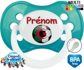 Ballon foot Algérie + prénom: Sucette Anatomique-su7.fr