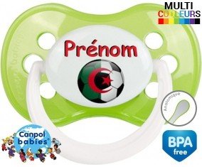 Ballon foot Algérie + prénom: Sucette Anatomique-su7.fr