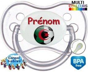 Ballon foot Algérie + prénom: Sucette Anatomique-su7.fr