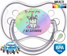 Je peux pas j'ai licorne: Sucette Anatomique-su7.fr