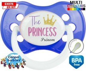 The princess + prénom : Sucette Anatomique personnalisée