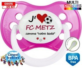 J'aime fc metz + prénom: Sucette Anatomique-su7.fr