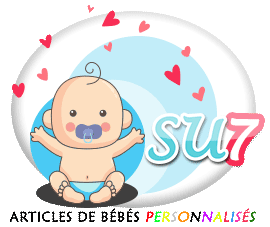 sucettes et articles de bébé personnalisée
